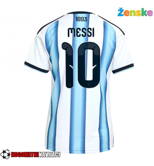 Ženske Nogometnih dresov Argentina Lionel Messi #10 Domači SP 2026 Kratki rokavi Ženske Nogometnih dresov Argentina Lionel Messi #10 Domači SP 2026 Kratki rokavi